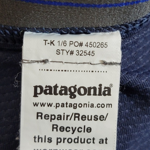 Patagonia Men Boxer Briefs Underwear Blue Mesh Athletic Large Base Layer - Picture 13 of 15